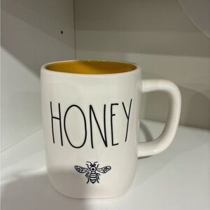 Rae Dunn White and Yellow Honey Mug